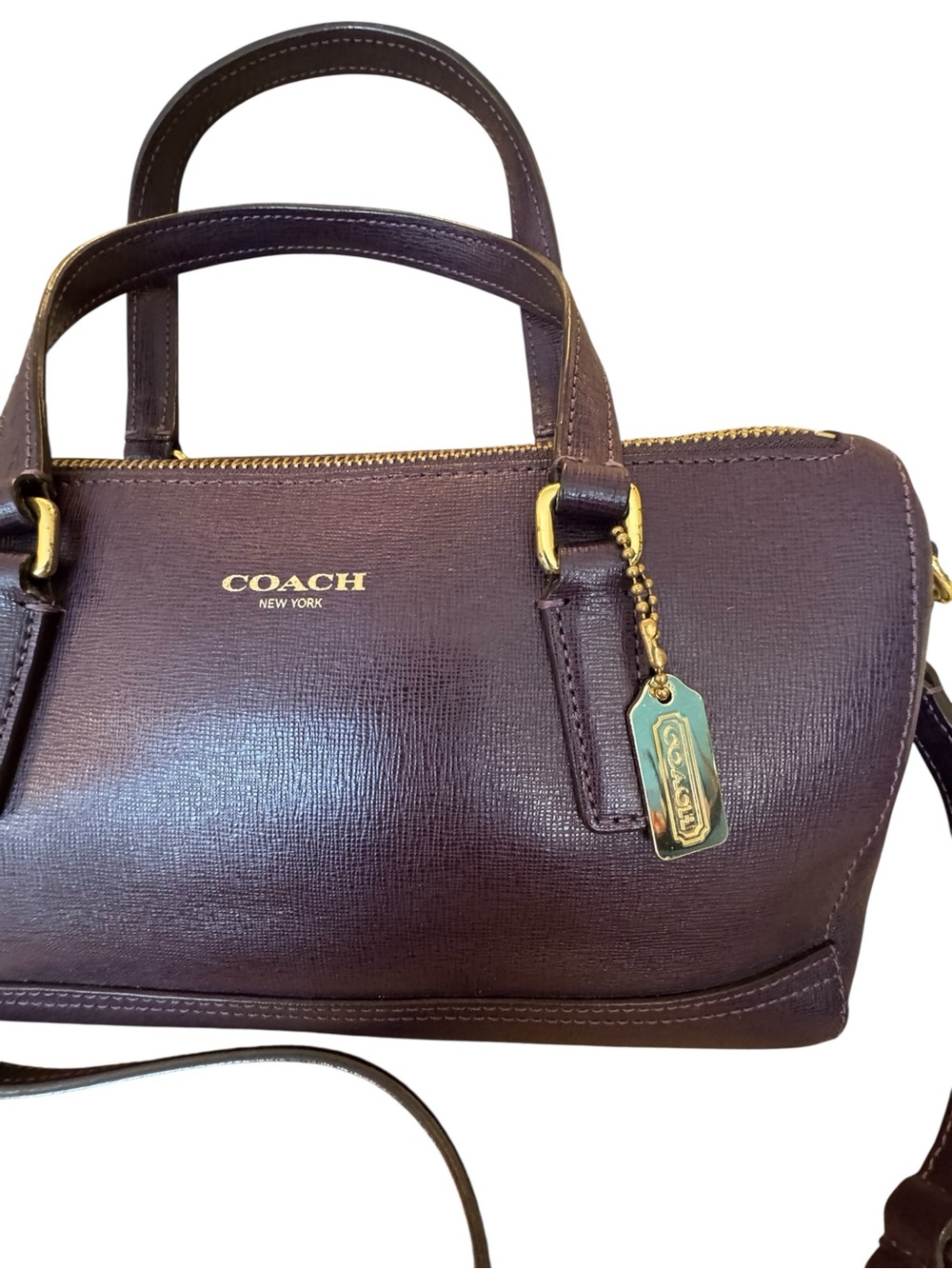 Coach Mini Zip Satchel with COA - Picture 2 of 12